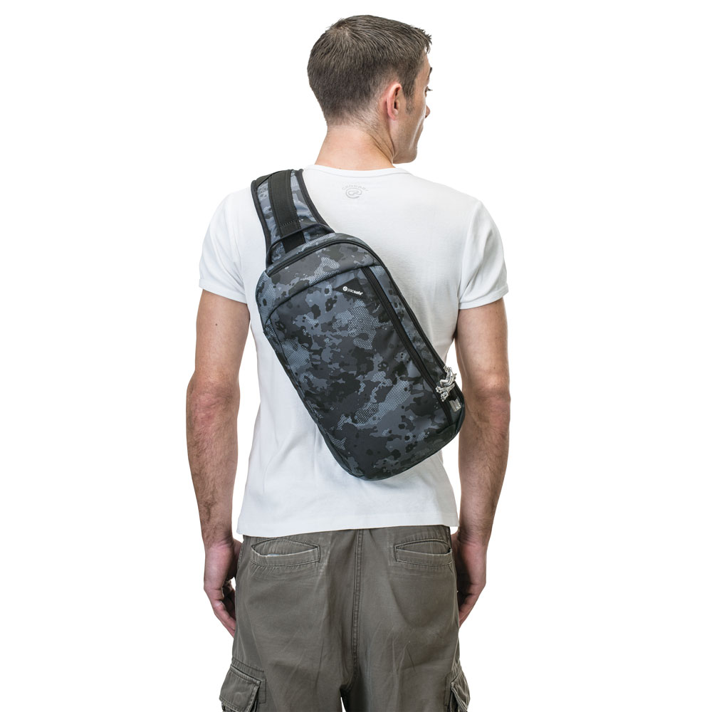 Stöldsäker väska - PACSAFE Vibe 325 Anti-Theft Cross Body Pack ECONYL Black - 5