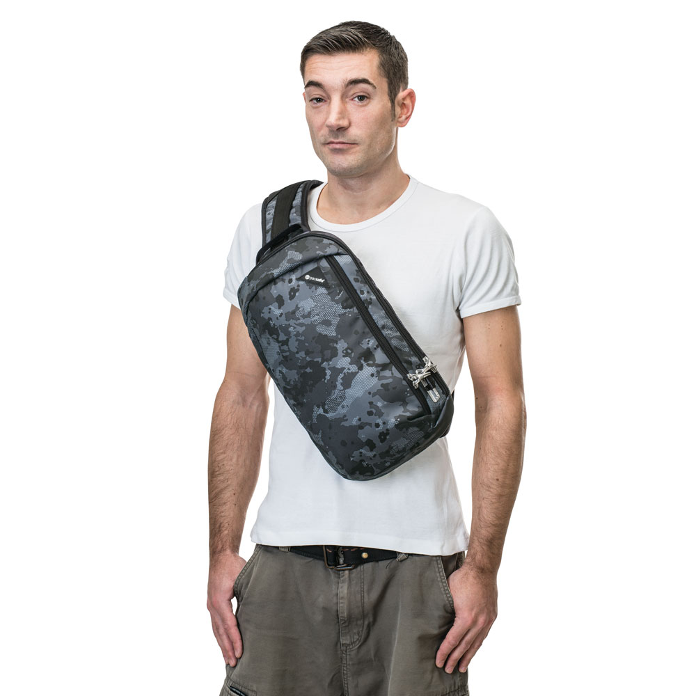 Stöldsäker väska - PACSAFE Vibe 325 Anti-Theft Cross Body Pack ECONYL Black - 4