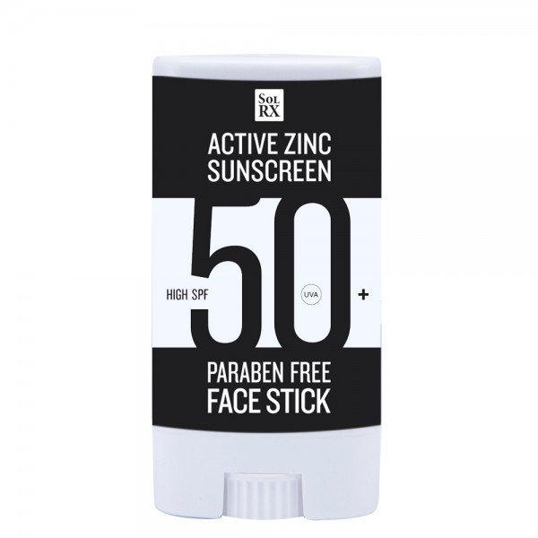 Solskyddsmedel - SOLRX SPF50 Active Zinc Sunscreen Face Stick - 2