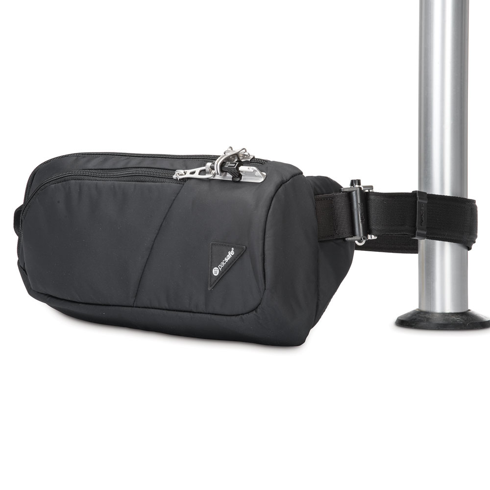 Stöldsäker väska - PACSAFE Vibe 150 Recycled Anti-Theft Sling Pack Black - 2