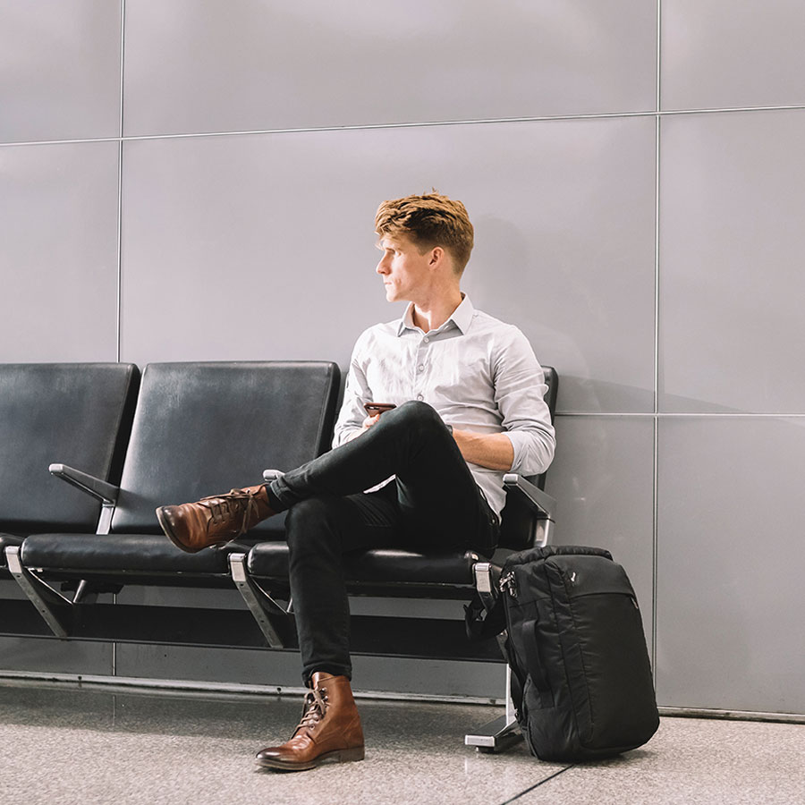 Stöldsäker ryggsäck - PACSAFE Vibe 28 Commuter Backpack Black - 10