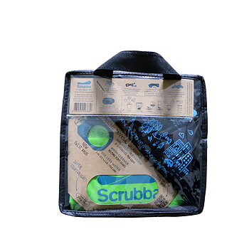 Resetvättmaskin med tillbehör - SCRUBBA Wash & Dry Kit