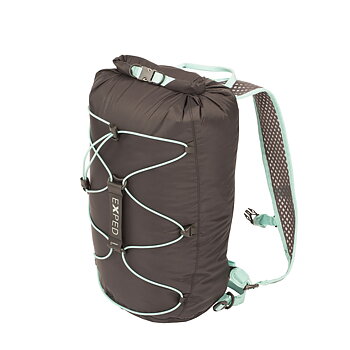 Vattentät ryggsäck - EXPED Cloudburst 15 Black/Pool Blue