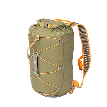 Vattentät ryggsäck - EXPED Cloudburst 15 Dark Olive