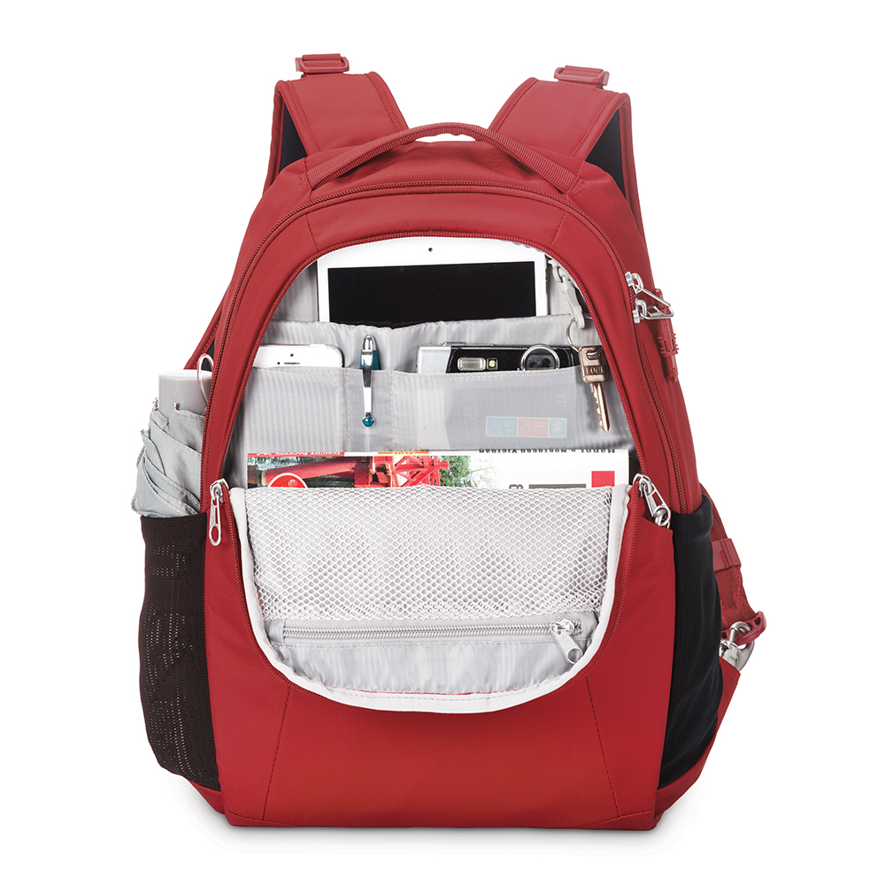 Stöldsäker ryggsäck - PACSAFE Metrosafe LS350 ECONYL Black - 4