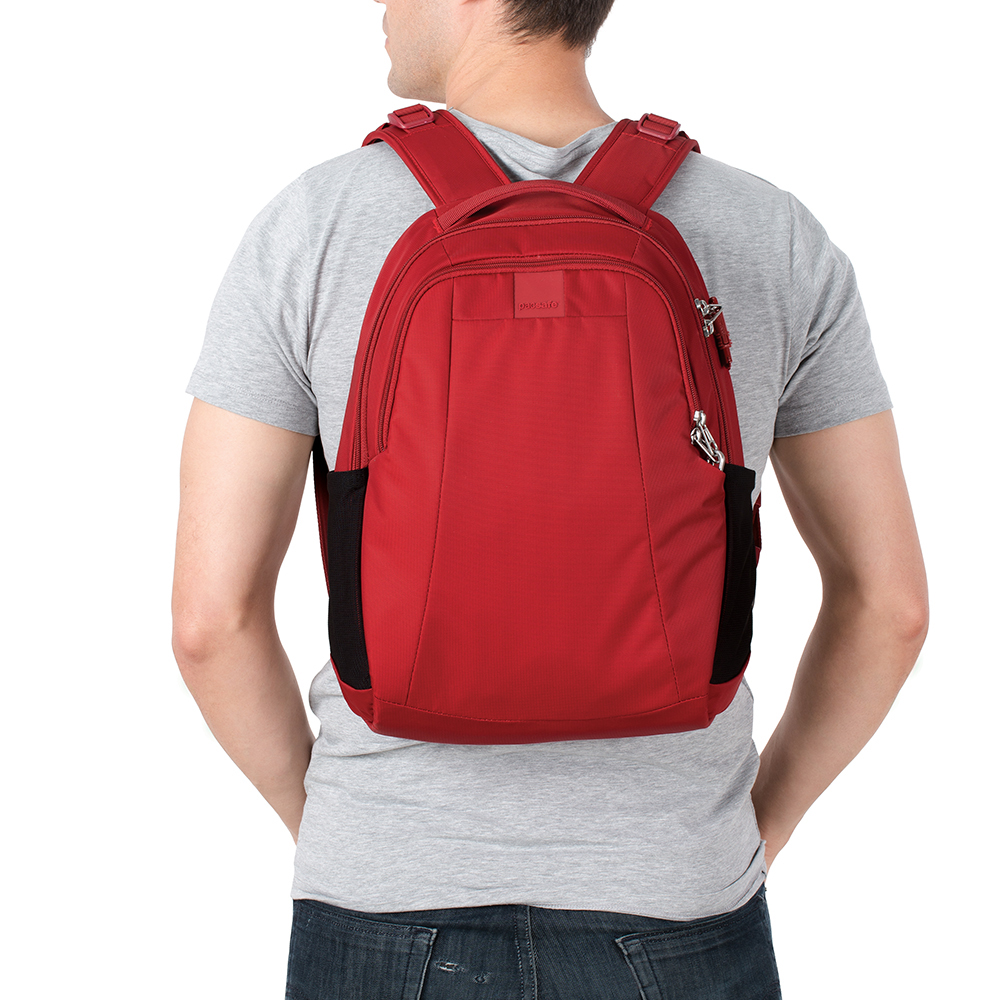 Stöldsäker ryggsäck - PACSAFE Metrosafe LS350 ECONYL Black - 5