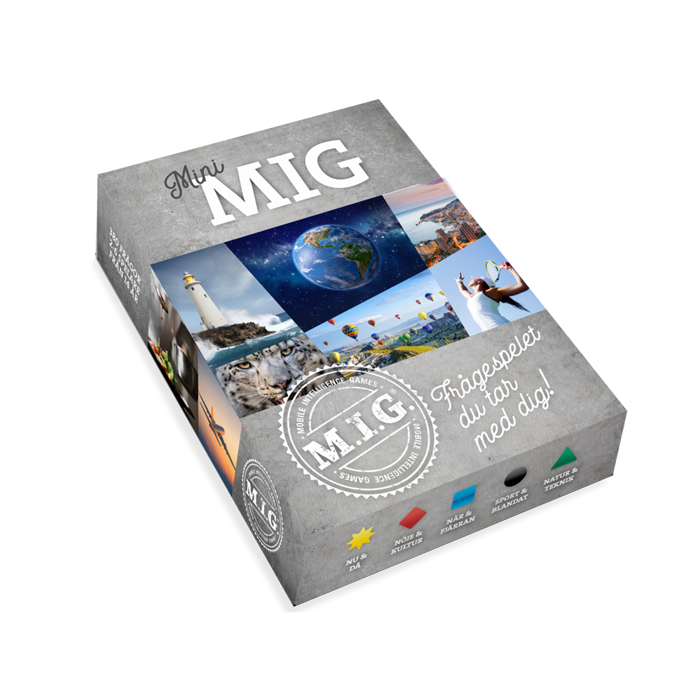 Kunskapsspel i reseformat - M.I.G. Mini Grå - 2