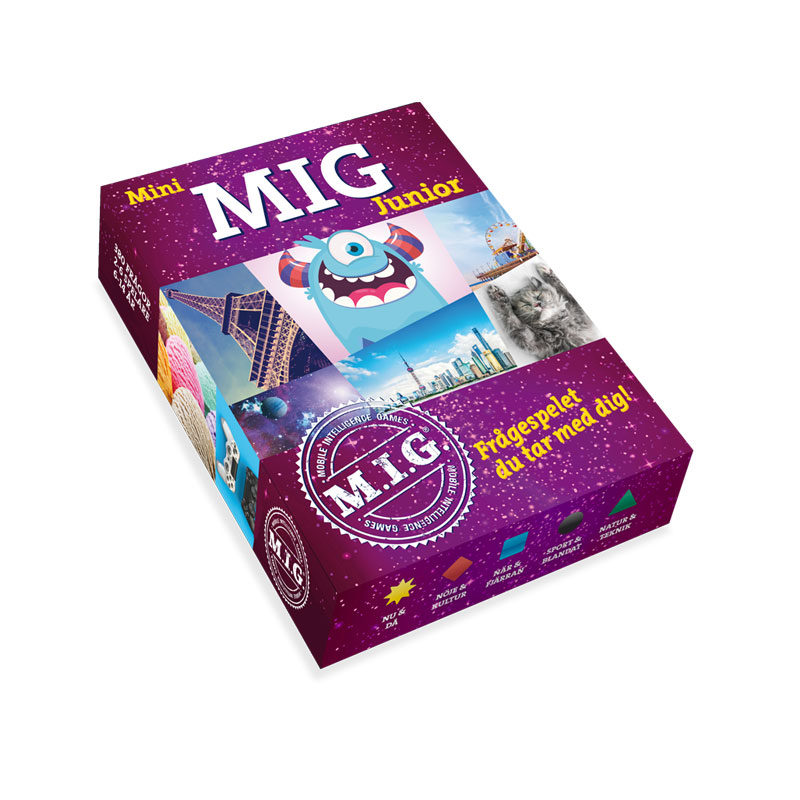 Kunskapsspel i reseformat - M.I.G. Mini Junior Lila - 2
