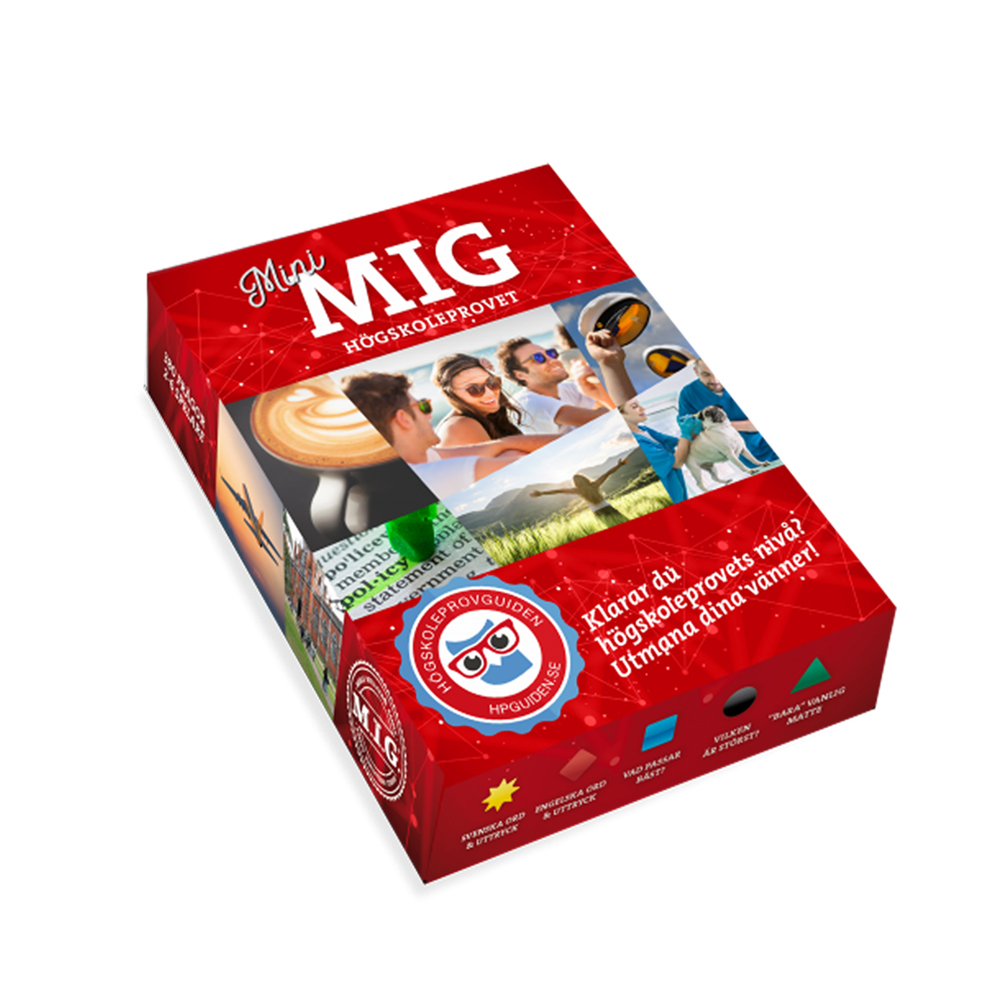Kunskapsspel i reseformat - M.I.G. Mini Högskoleprovet - 2