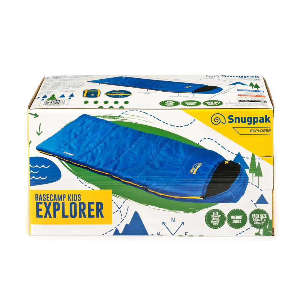 Barnsovsäck -SNUGPAK Basecamp Kids Explorer Blue - 3