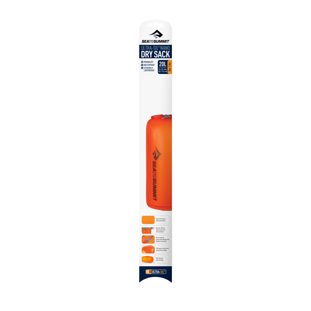 Vattenresistent packpåse - SEA TO SUMMIT Ultra-Sil® Nano™ Dry Sack 20 l. - 9