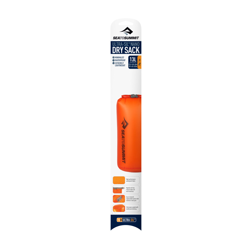 Vattenresistent packpåse - SEA TO SUMMIT Ultra-Sil® Nano™ Dry Sack 13 l. - 9