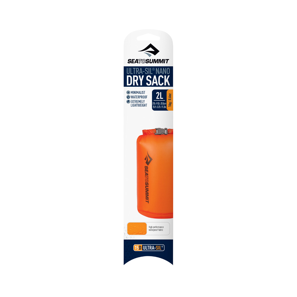 Vattenresistent packpåse - SEA TO SUMMIT Ultra-Sil® Nano™ Dry Sack 2 l. - 9