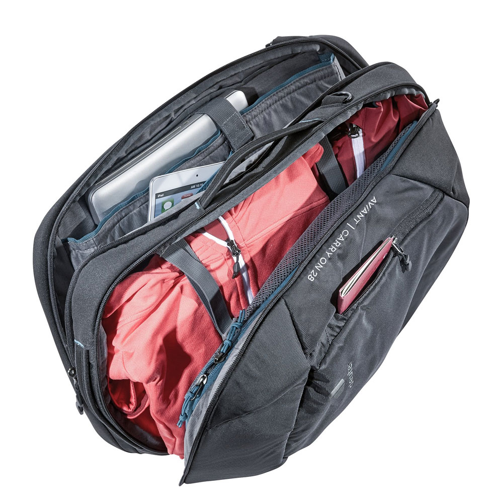 Reseryggsäck - DEUTER Aviant Carry On 28 Black - 3
