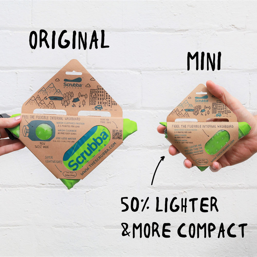 Resetvättmaskin - SCRUBBA Wash Bag Mini - 6