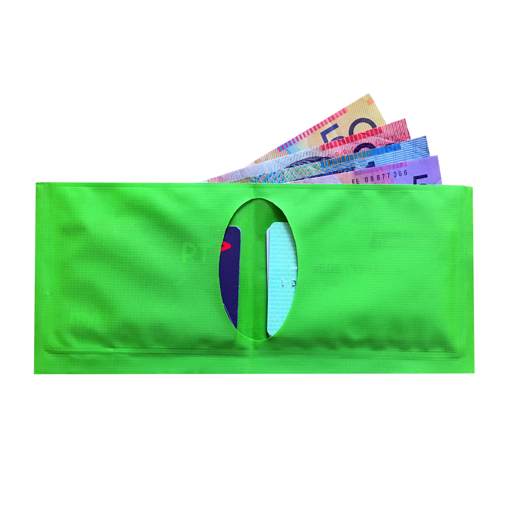 Lättviktsplånbok - SCRUBBA  Weightless Wallet Green - 3