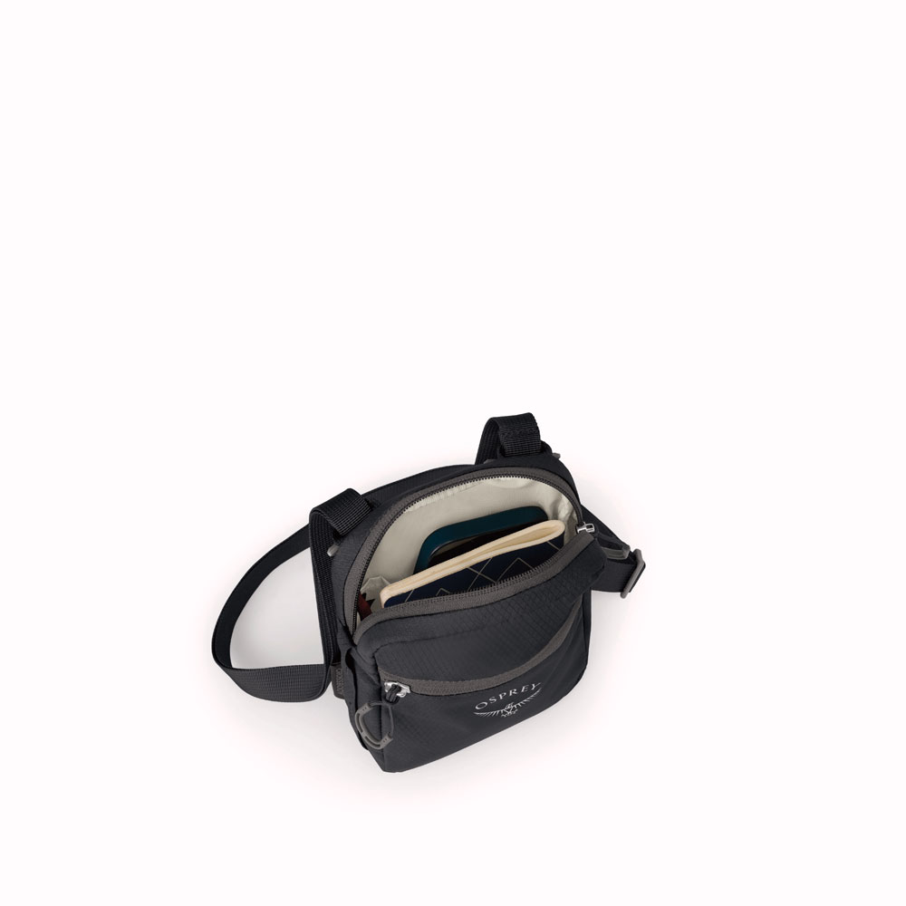 Liten axelremsväska - OSPREY Daylite Small Crossbody Tan Concrete - 3