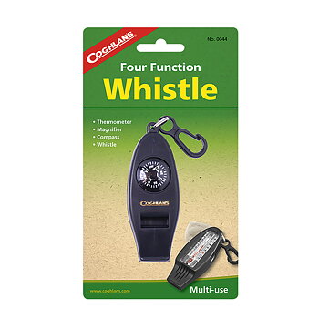 Visselpipa med kompass mm - COGHLANS Four Function Whistle