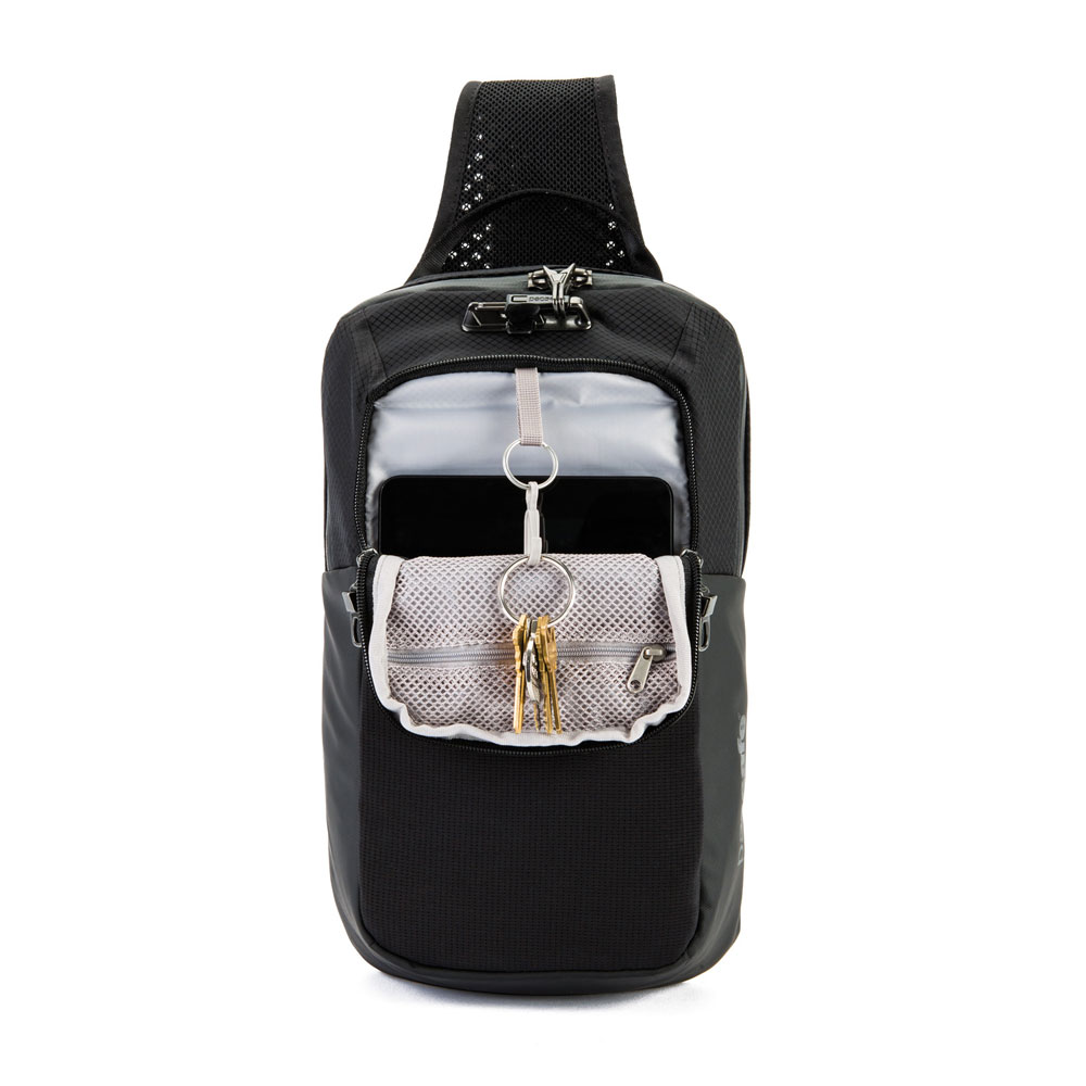 Säkerhetsväska - PACSAFE Venturesafe X Sling Pack Black - 4