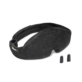 Sovmask + öronproppar - CABEAU Midnight Magic Sleep Mask