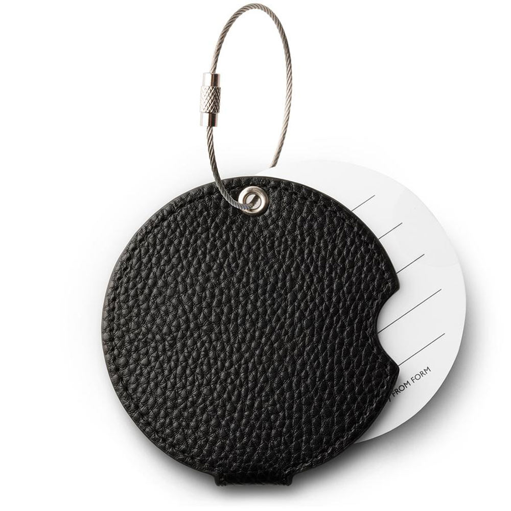 Bagageetikett - ADDATAG konstläder Black - 2