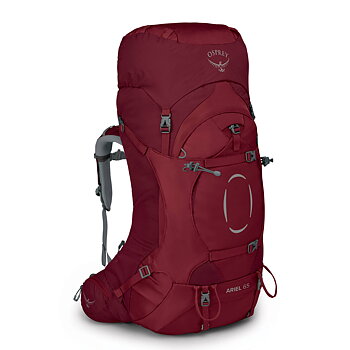Rejäl vandringsryggsäck - OSPREY Ariel 65 (W) Claret Red