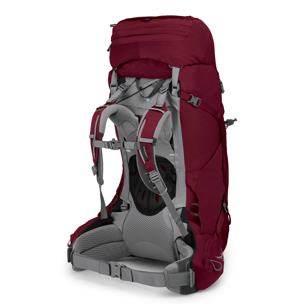 Rejäl vandringsryggsäck - OSPREY Ariel 65 (W) Claret Red - 2