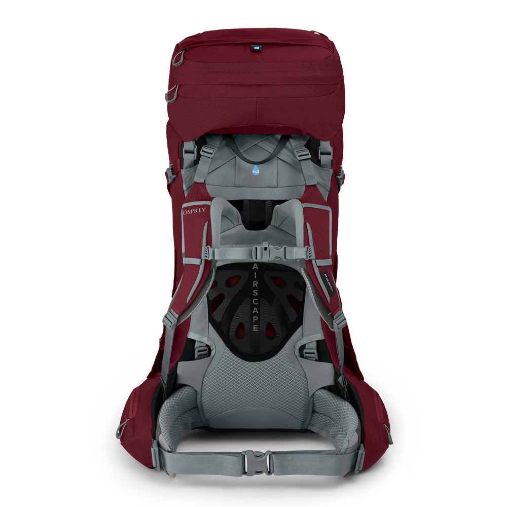 Rejäl vandringsryggsäck - OSPREY Ariel 55 (W) Claret Red - 4