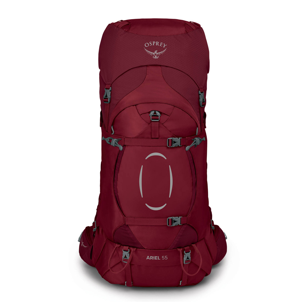 Rejäl vandringsryggsäck - OSPREY Ariel 55 (W) Claret Red - 2