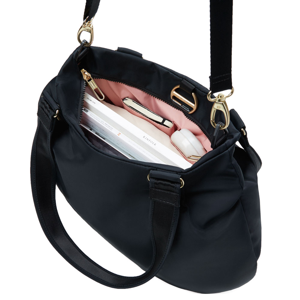 Stöldsäker väska - PACSAFE Citysafe CX  Hobo Blush Tan - 3