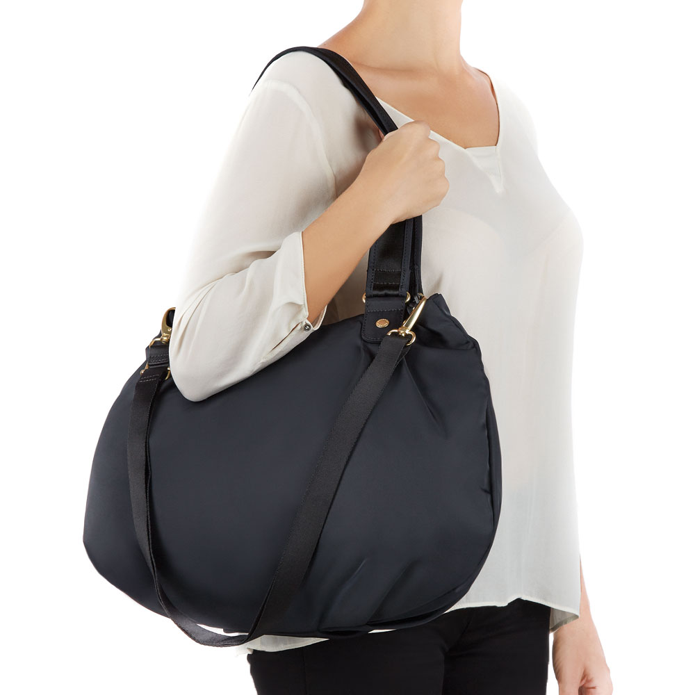 Stöldsäker väska - PACSAFE Citysafe CX  Hobo Blush Tan - 4