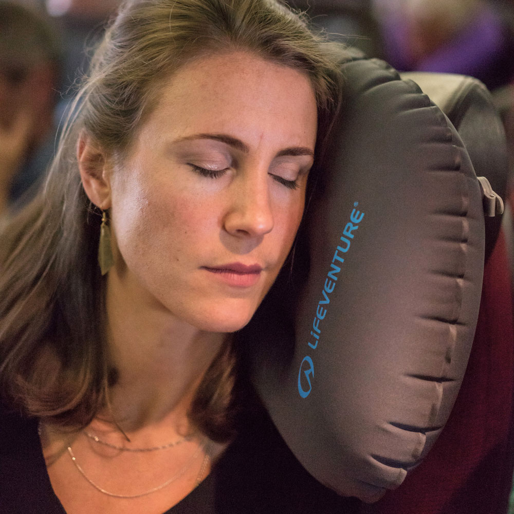 Uppblåsbar resekudde - LIFEVENTURE Inflatable Pillow - 6