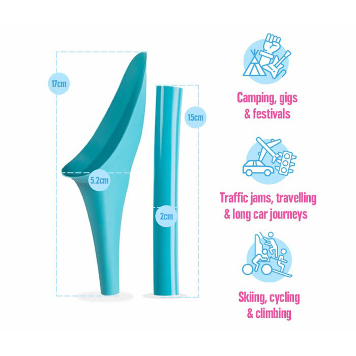 Kisstratt - Shewee Flexi with Case and extension pipe - 2