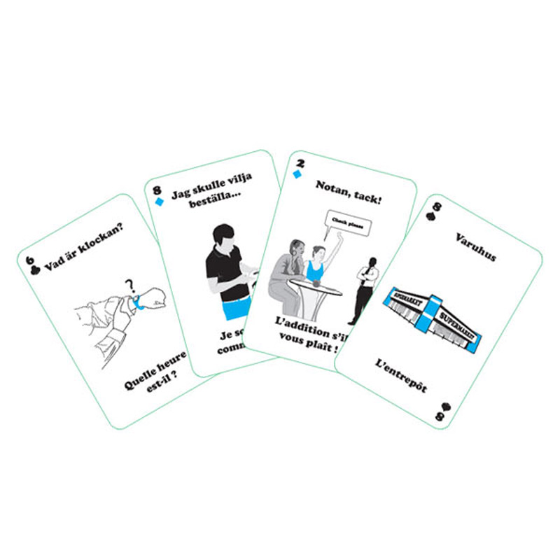 Kortlek/språkkurs - COMCARDS Swedish Italian - 3