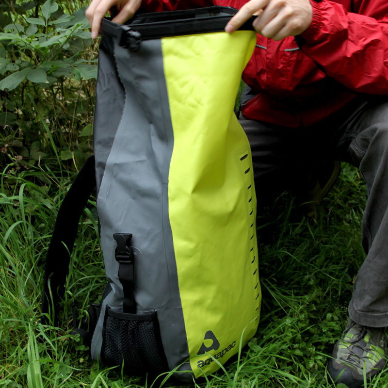 Vattentät ryggsäck  - AQUAPAC Toccoa Trailproof Daysack Lime - 6