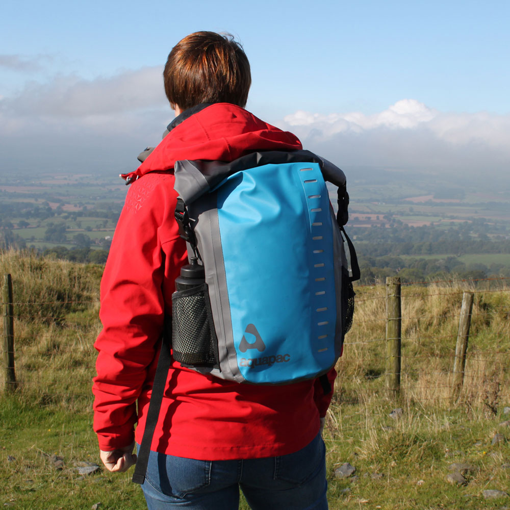 Vattentät ryggsäck - AQUAPAC Toccoa Trailproof Daysack Blue - 8