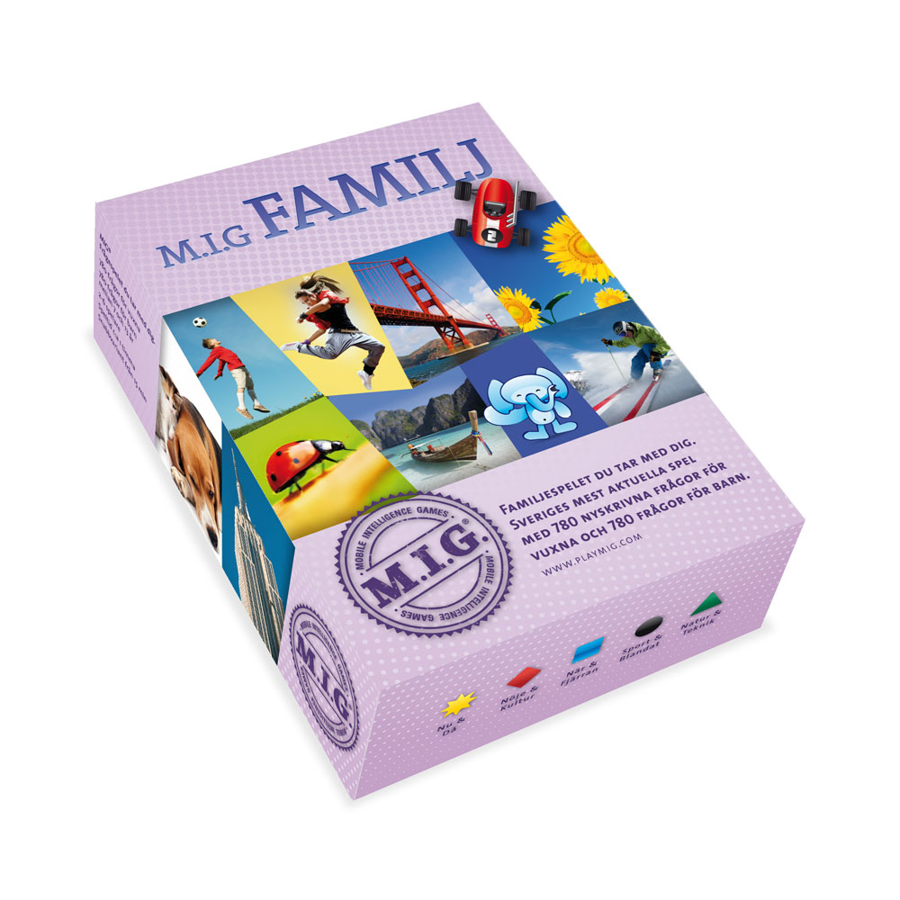 Kunskapsspel i reseformat - M.I.G Mig Familj 2  - 2