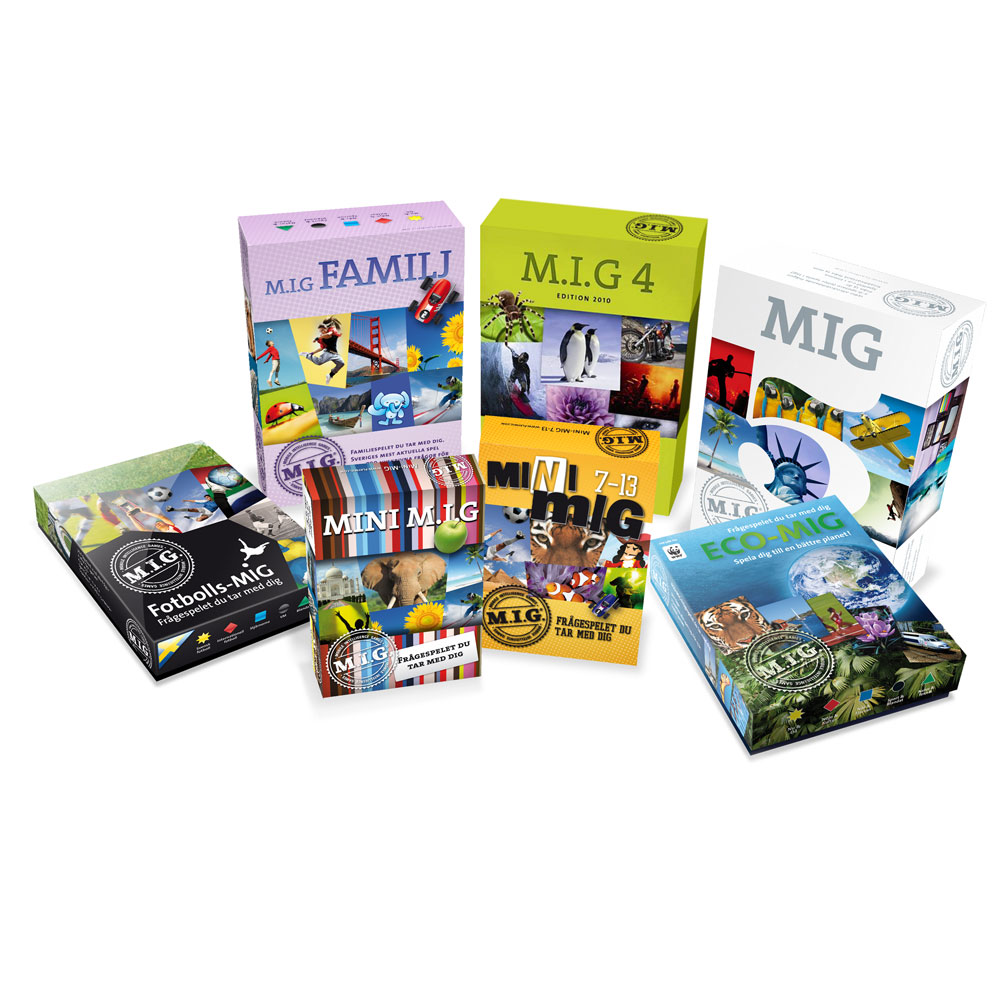 Kunskapsspel för yngre - M.I.G Mini Mig 7-13 år - 2