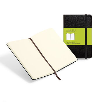 Anteckningsbok - MOLESKINE Plain Notebook Pocket