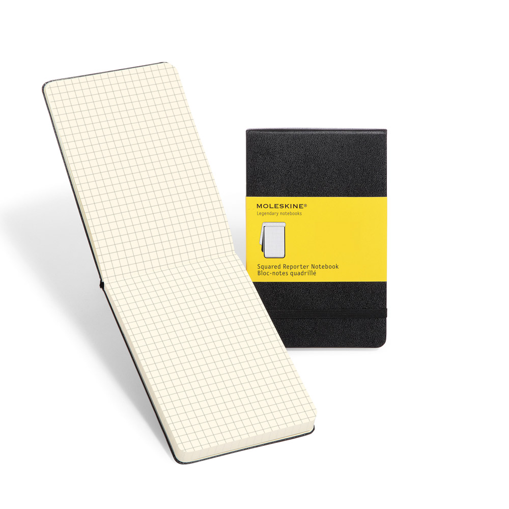 Anteckningsbok Anteckningsblock MOLESKINE Squared Reporter Notebook