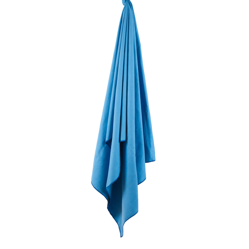 Resehandduk - LIFEVENTURE Soft Fibre Trek Towel Pocket Blue - 2