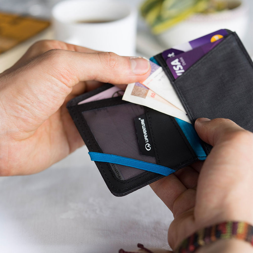 Kortplånbok - LIFEVENTURE RFiD Recycled Card Wallet - 5