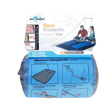 Oimpregnerat myggnät - SEA TO SUMMIT Nano Mosquito Net Double