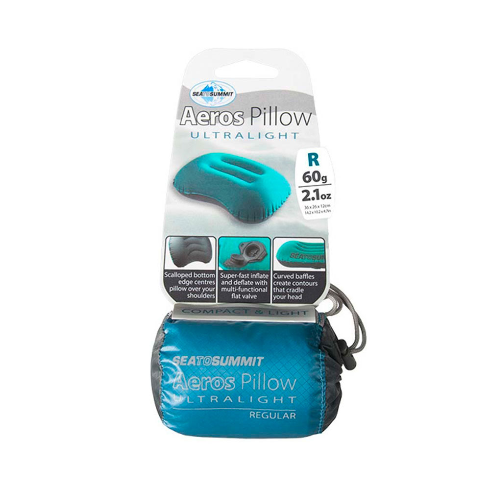 Uppblåsbar resekudde - SEA TO SUMMIT Aeros Ultralight Pillow Regular - 2