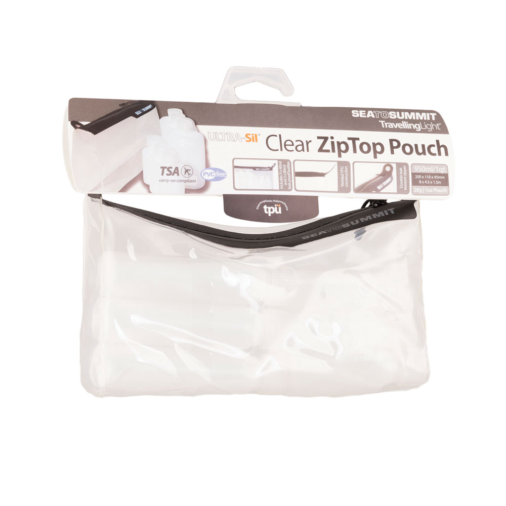 Transparent necessär - SEA TO SUMMIT TPU Clear Zip Pouch - 6