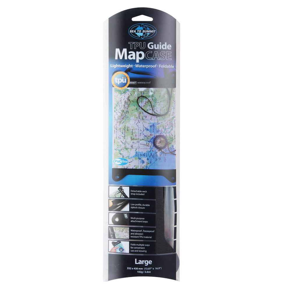 Vattentätt kartfodral - SEA TO SUMMIT Waterproof TPU Guide Map Case Large - 2