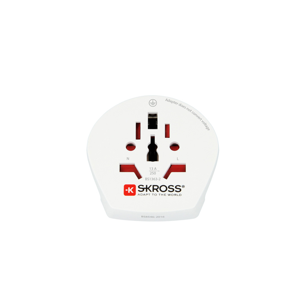 Reseadapter - SKROSS Single Travel Adapter World to Europe - 2