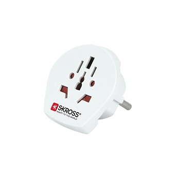 Reseadapter - SKROSS Single Travel Adapter World to Europe