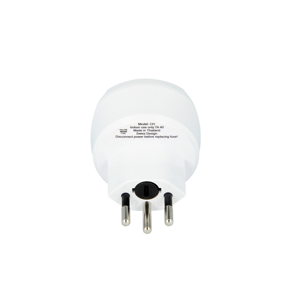 Reseadapter - SKROSS Single Travel Adapter Switzerland - 3