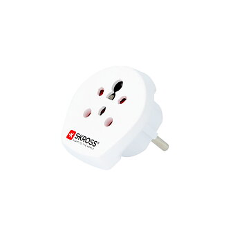 Reseadapter - SKROSS Single Travel Adapter Denmark/Israel/India
